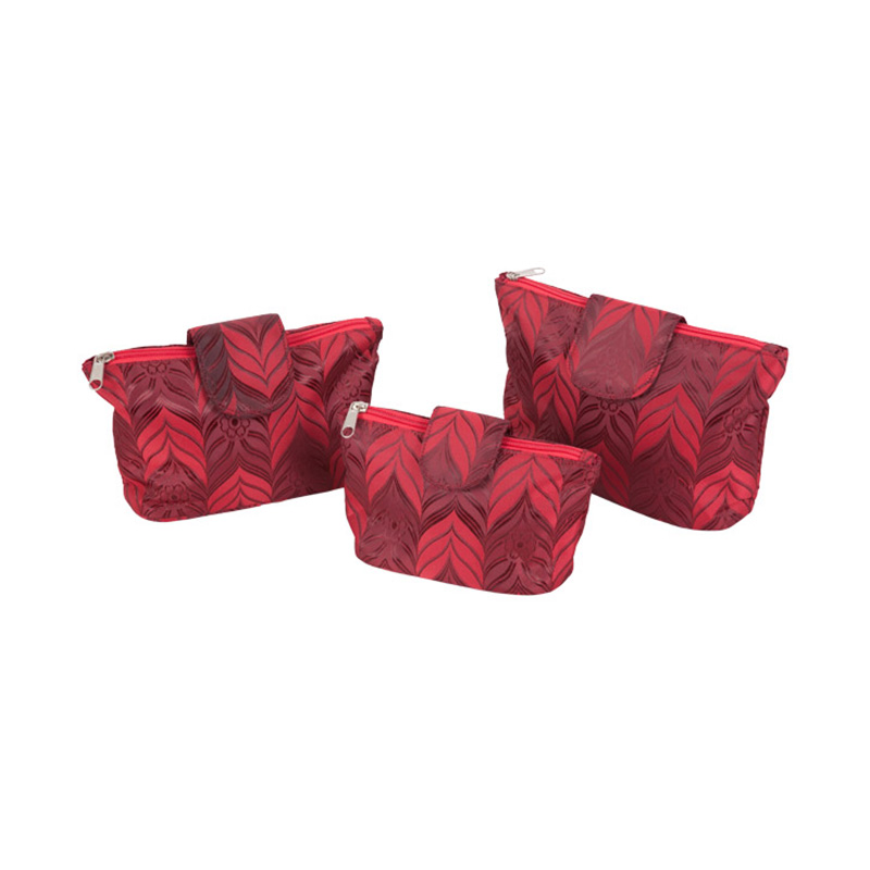 JS-CSM023-10a, 10b, 10c-Bolsa de cosméticos jacquard