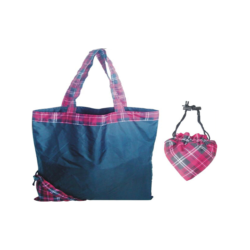 JS-SP001-Bolsa de compras plegable de poliéster